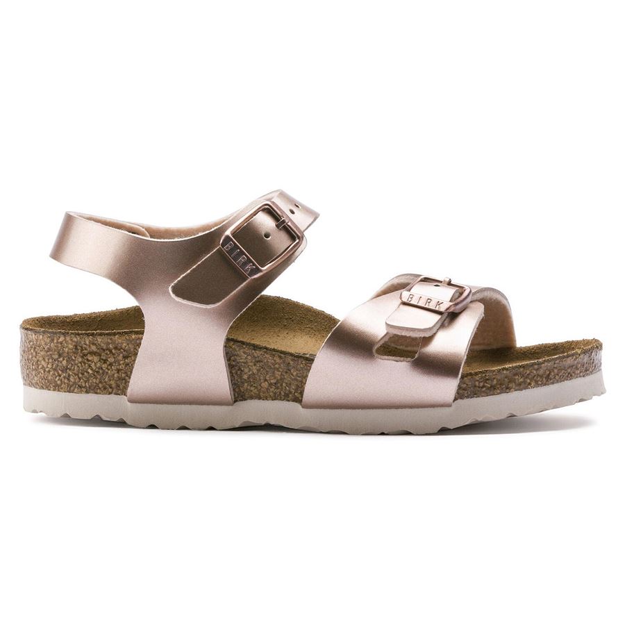 Rio Kids electric metallic copper, Birko Flor - Calz. Stretta Birkenstock | 1012520X