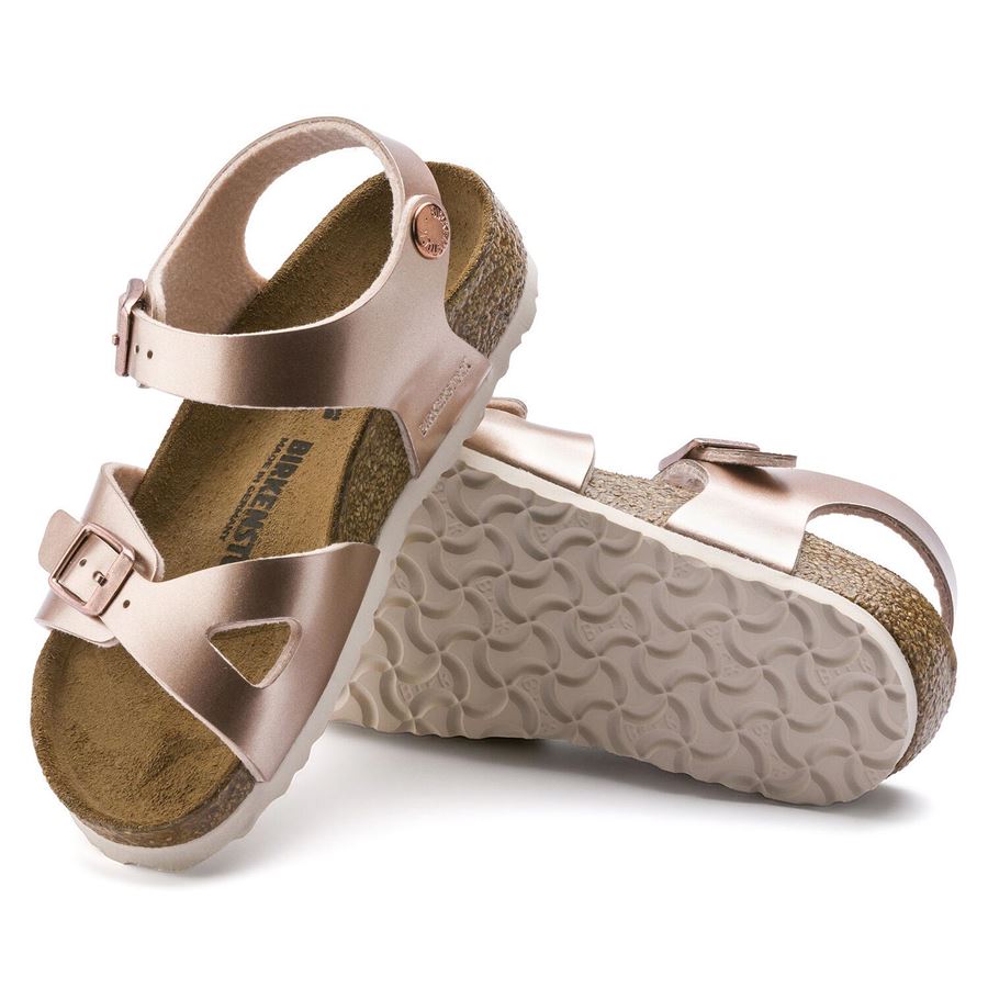 Rio Kids electric metallic copper, Birko Flor - Calz. Stretta Birkenstock | 1012520X