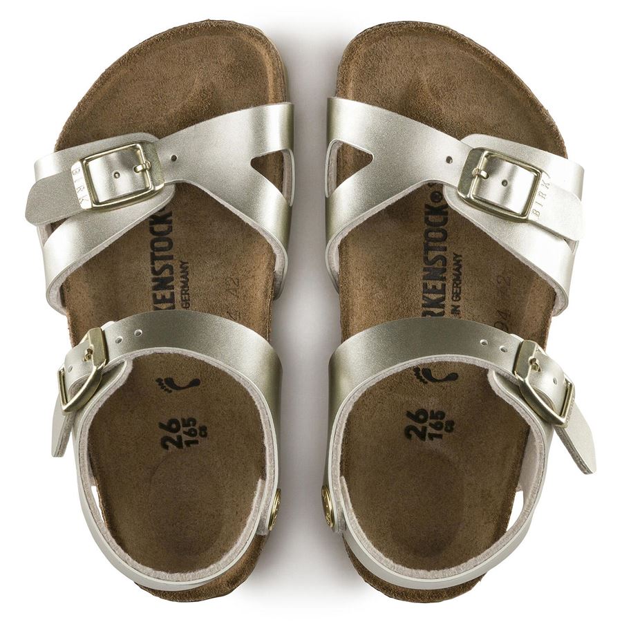 Rio Kids electric metallic gold, Birko Flor - Calz. Stretta Birkenstock | 1014829XX