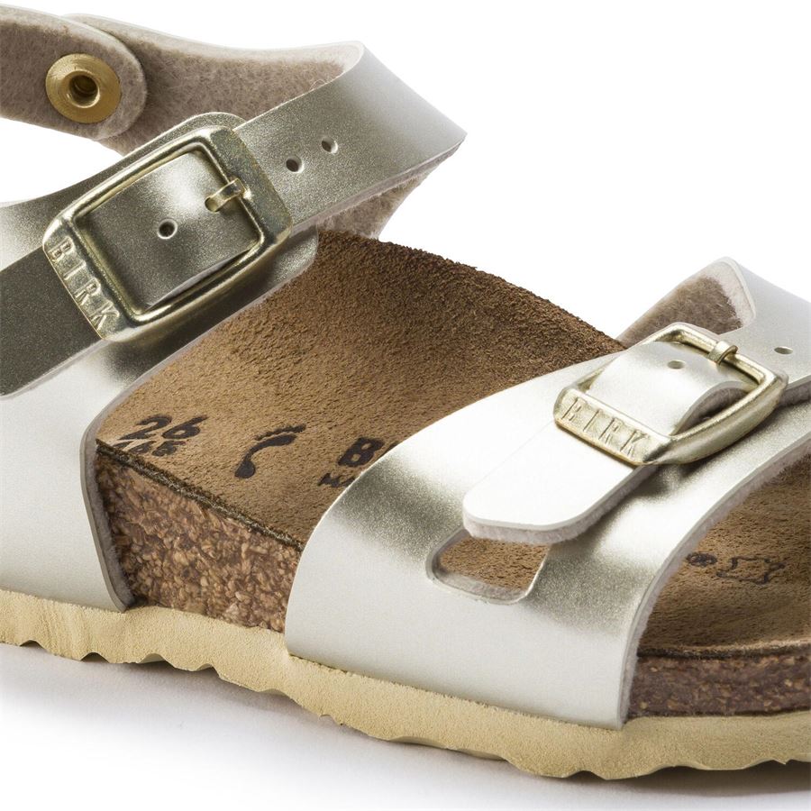 Rio Kids electric metallic gold, Birko Flor - Calz. Stretta Birkenstock | 1014829X