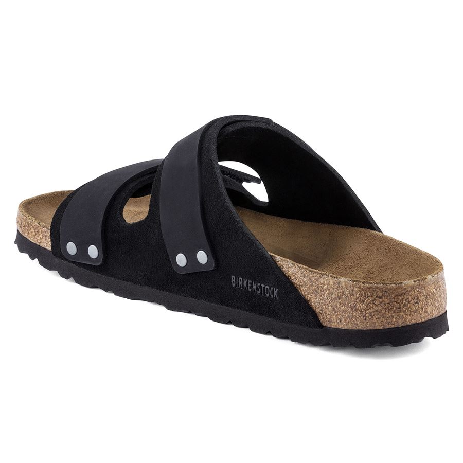 Uji black, Suede Leather/Nubuck - Calz. Stretta Birkenstock | 1024832X