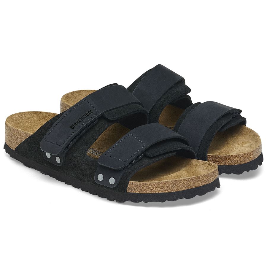 Uji black, Suede Leather/Nubuck - Calz. Stretta Birkenstock | 1024832X