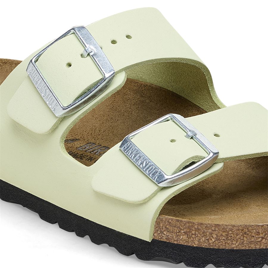 Arizona faded lime, Nubuck Leather - Calz. Stretta ciabatta da donna Birkenstock | 1026710X
