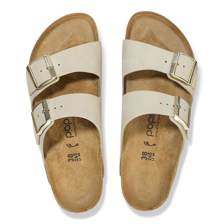 Arizona Pap Flex Platform eucalyptus, Nubuck Leather - Calz. Stretta Birkenstock | 1026971X