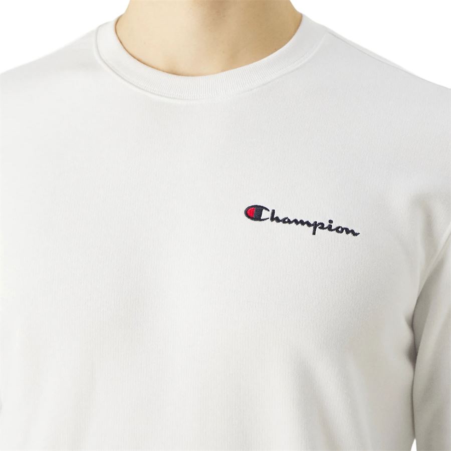 Felpa da uomo con Logo Champion Piccolo Ricamato Champion | 219836WW001