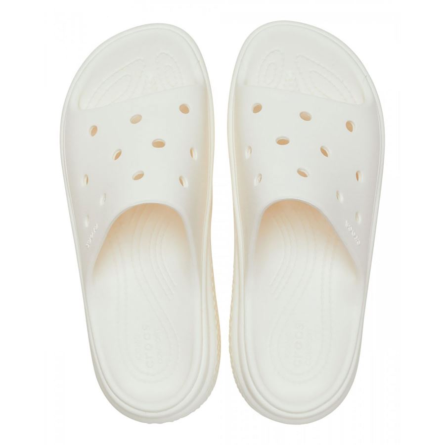 STOMP SLIDE W Crocs | 209346CHALK
