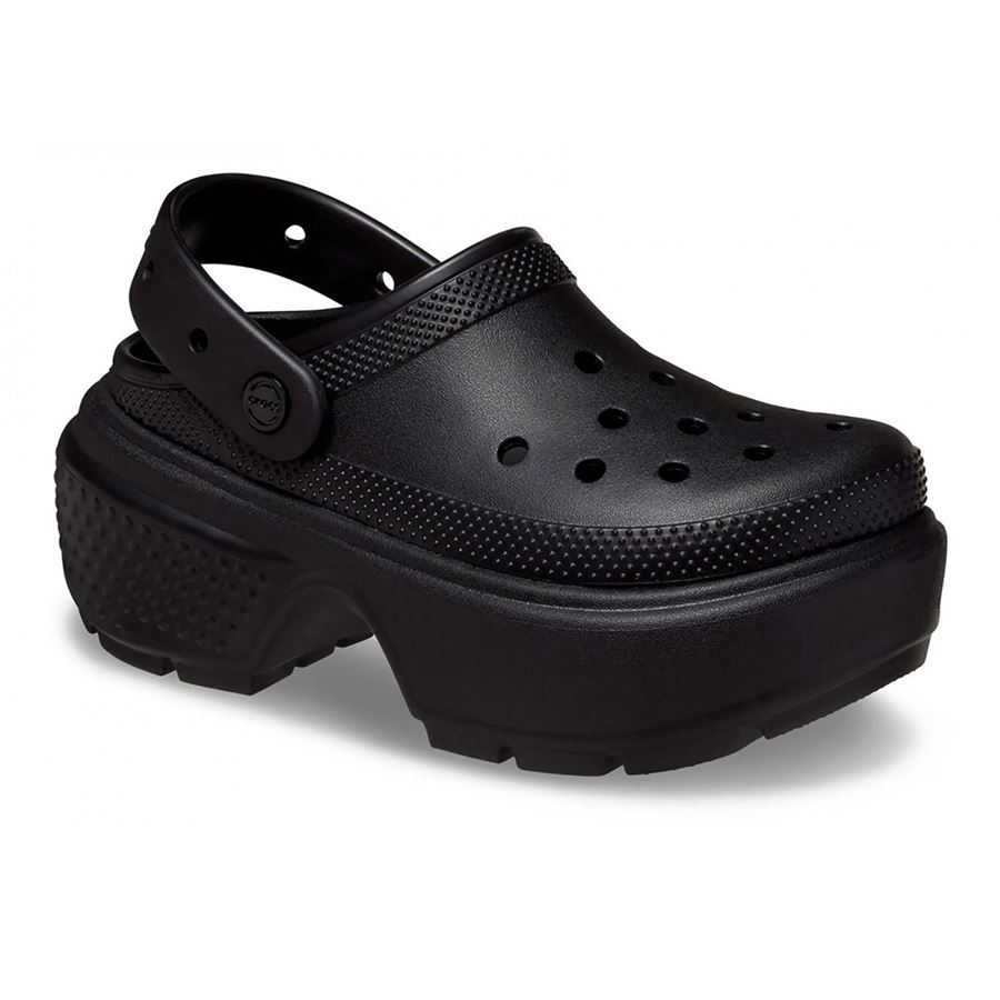 STOMP CLOG W Crocs | 209347BLK