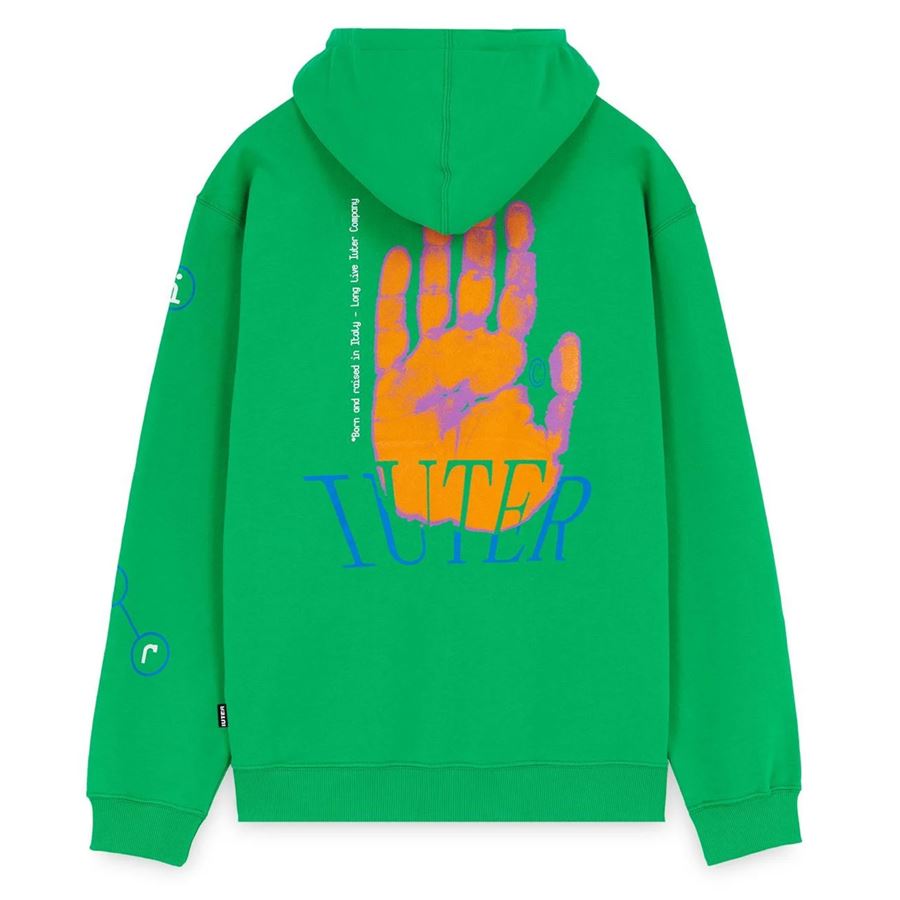 HAND HOODIE Iuter | 24SISH08GREEN