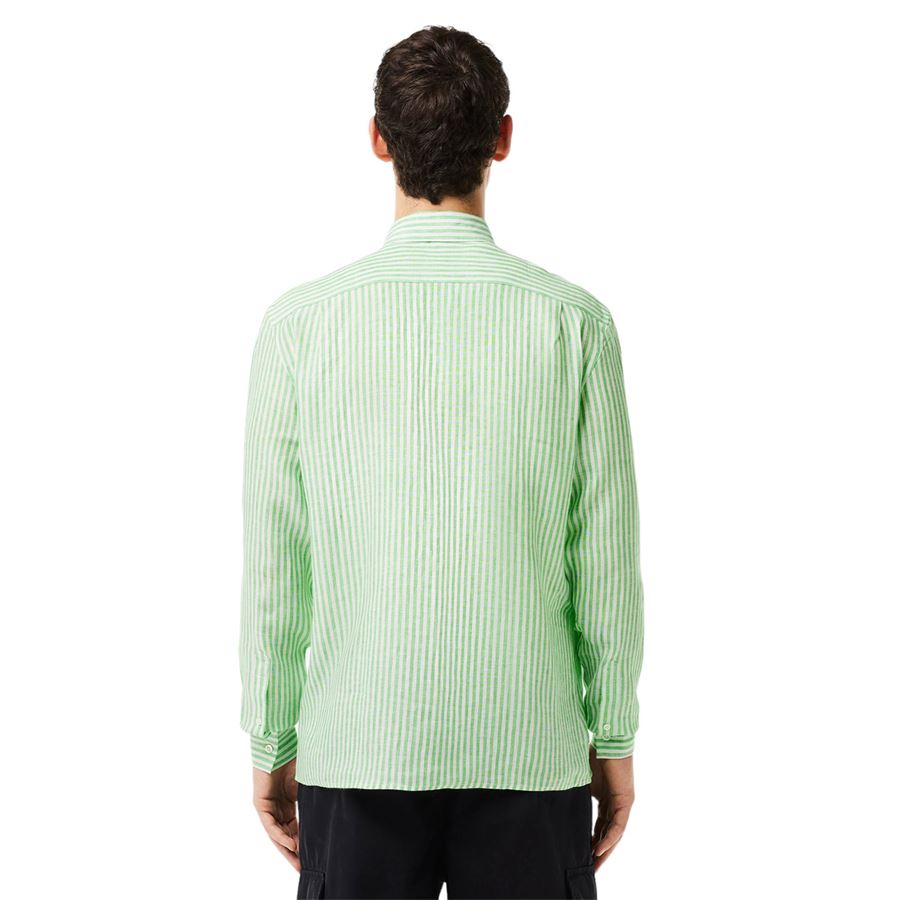 CAMICIA DI LINO REGULAR FIT Lacoste | CH6985IRB