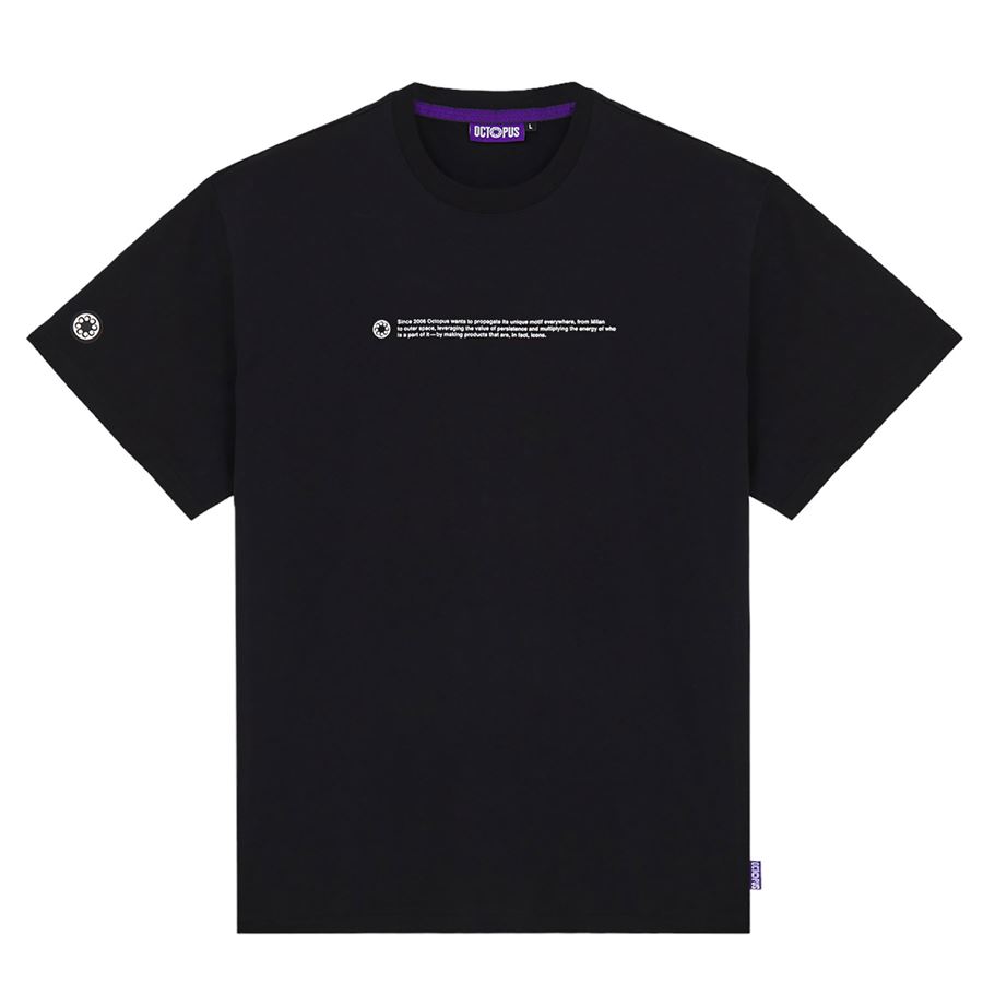 OUTLINE LOGO TEE Octopus | 24SOTS18BLACK
