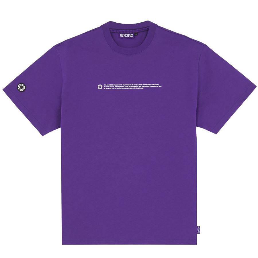 OUTLINE LOGO TEE Octopus | 24SOTS18PURPLE