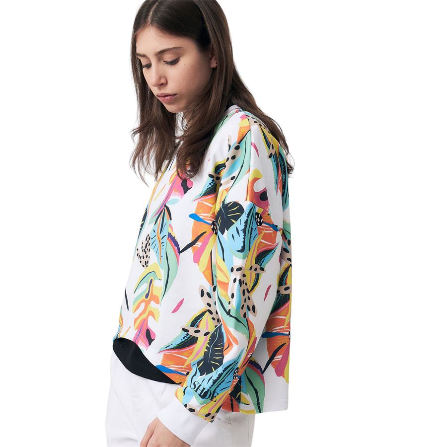 ALLOVER PRINTED CREWNECK SWEATSHIRT Shoeshine | GRETA3423JUNGLE