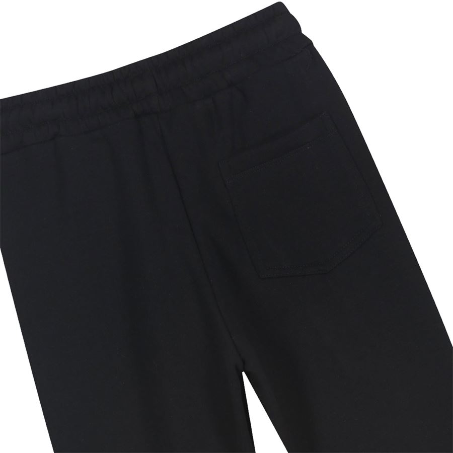BOTTOM SIDE SLIT SWEATPANTS Shoeshine | PETUNIA3301MBLACKX