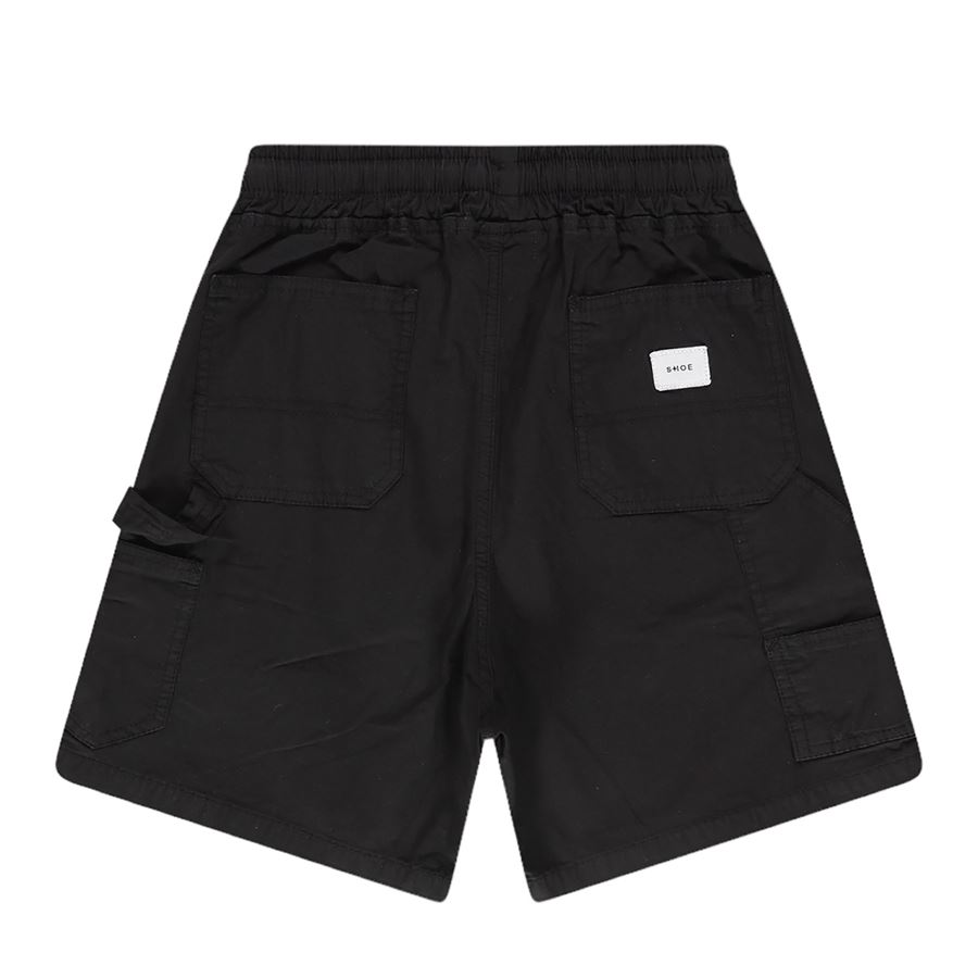 POPLIN WORK BERMUDA SHORTS Shoeshine | SAURO85TELAMBLACKX