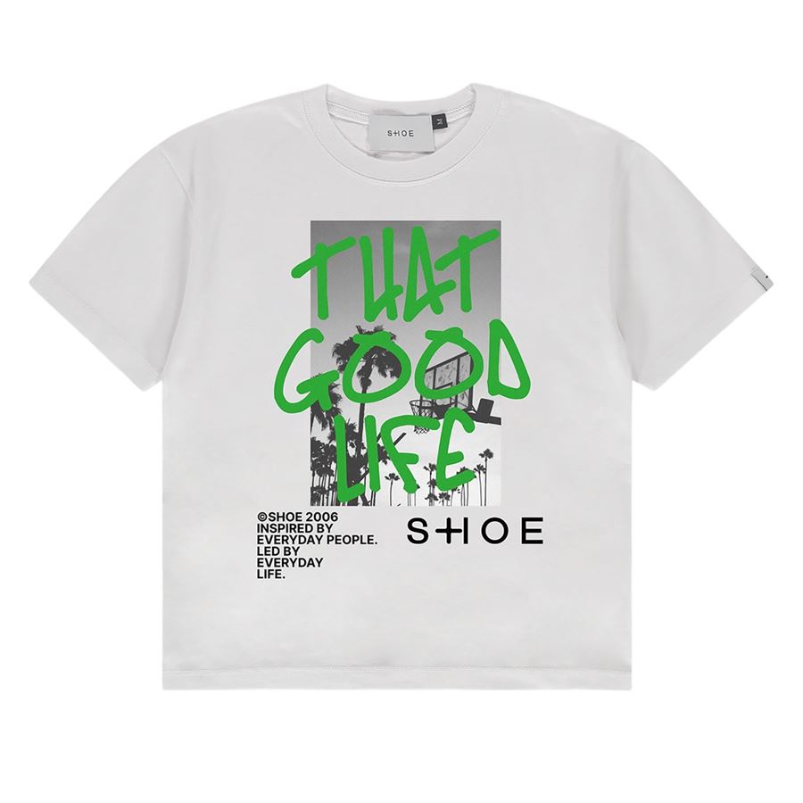 SHORT SLEEVES T-SHIRT Shoeshine | TEDDY1117MWHITE