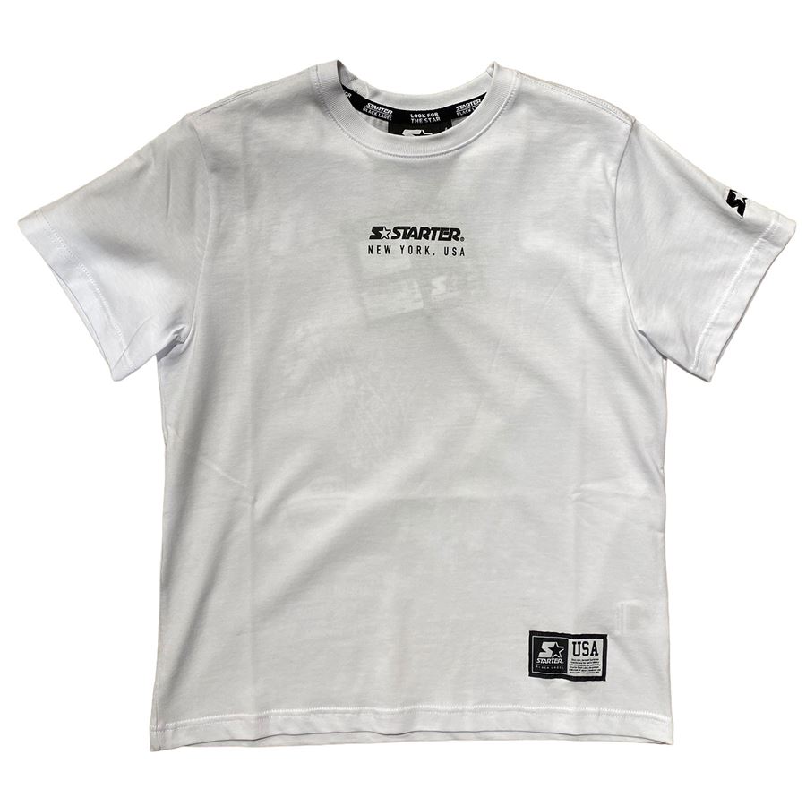 T-shirt mm boys da bambino Starter | 1246UBSTBIANCO