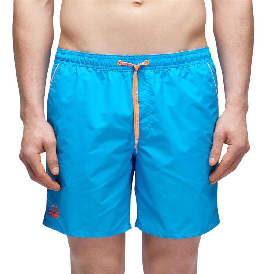 Costume da bagno lunghezza media vita elasticata iconic taffeta Sundek | M420BDTA10067402