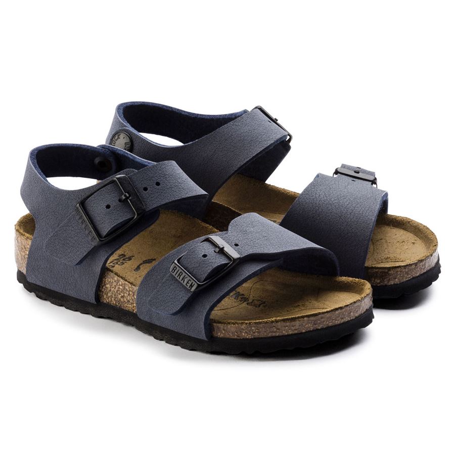 New York Kids Navy, Birkibuc - Calz. Stretta sandalo da bambino Birkenstock | 087773X