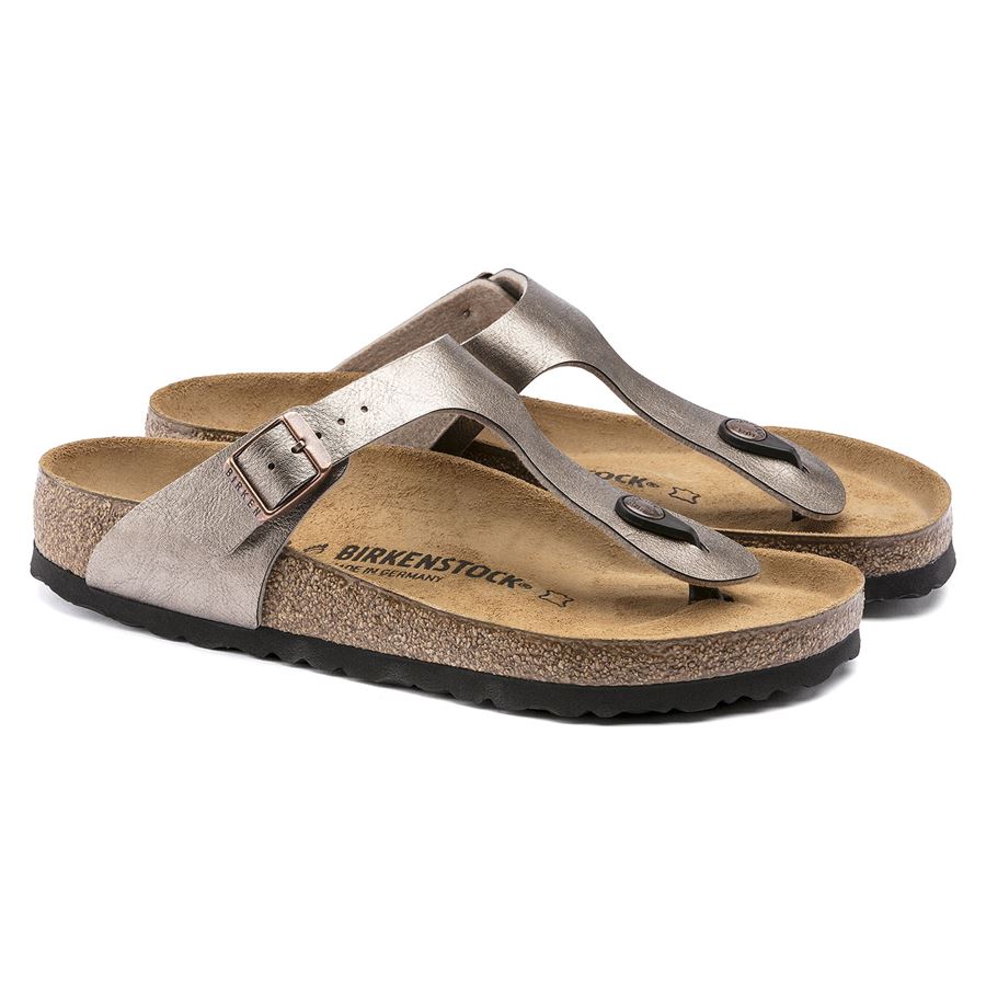 Gizeh graceful taupe, Birko Flor - Calz. Normale Birkenstock | 1016144X