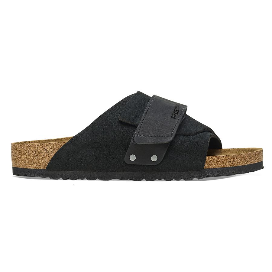 Kyoto black, Suede Leather/Nubuck - Calz. Stretta Birkenstock | 1022566X