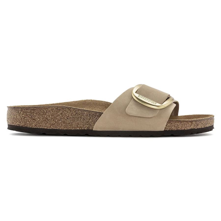 Madrid Big Buckle sandcastle, Nubuck Leather - Calz. Stretta Birkenstock | 1024009X