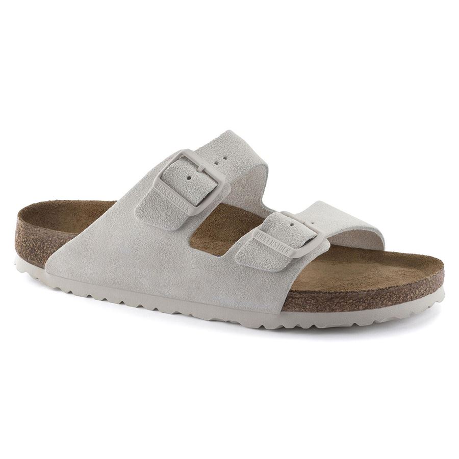 Arizona Sfb Suede Leather - Calzata Stretta ciabatta da donna Birkenstock | 1024516X