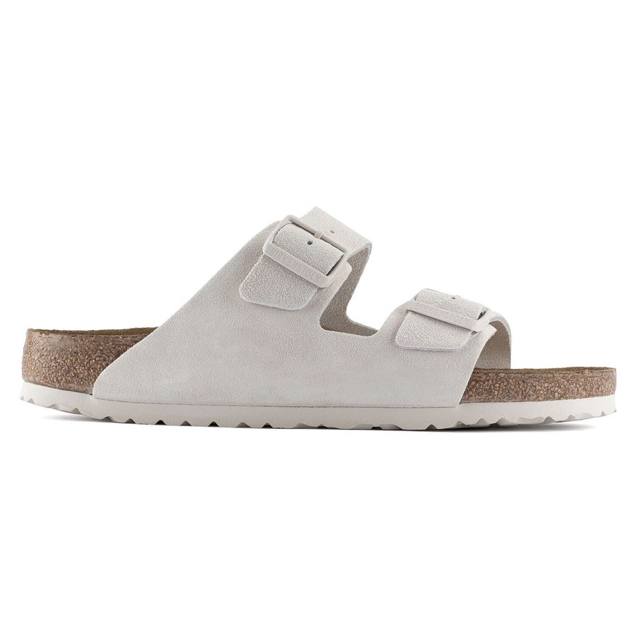 Arizona Sfb Suede Leather - Calzata Stretta ciabatta da donna Birkenstock | 1024516X