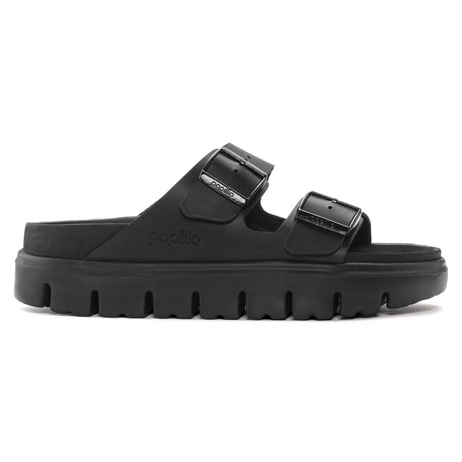 Arizona Chunky Exquisite Black, Natural Leather - Calz. Stretta Ciabatta Da Uomo Birkenstock | 1024565X
