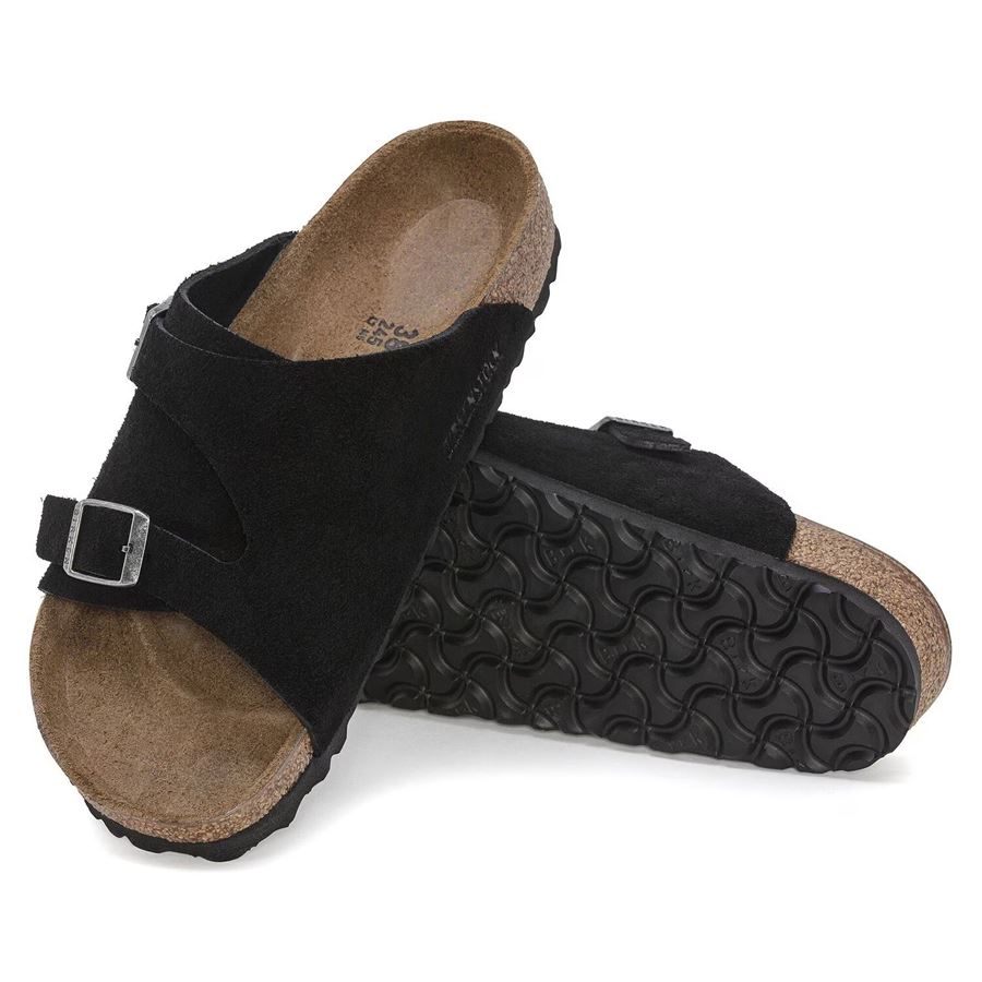 Zurich black, Suede Leather - Calz. Stretta unisex uomo donna Birkenstock | 1025060X