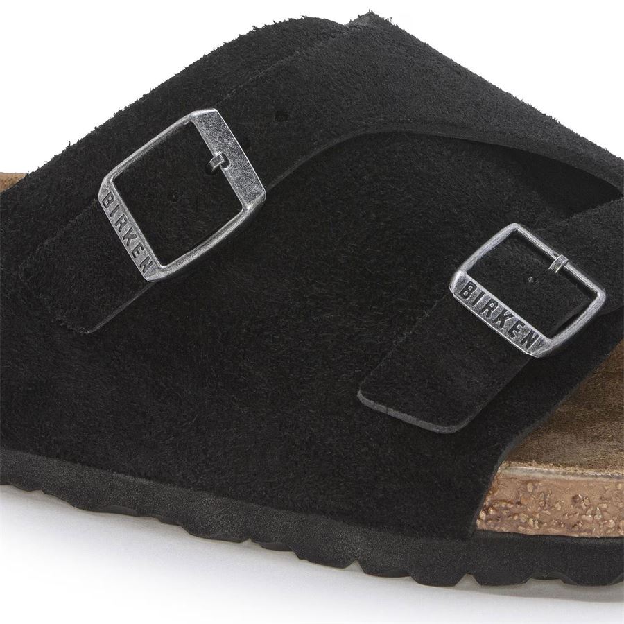 Zurich black, Suede Leather - Calz. Stretta unisex uomo donna Birkenstock | 1025060X