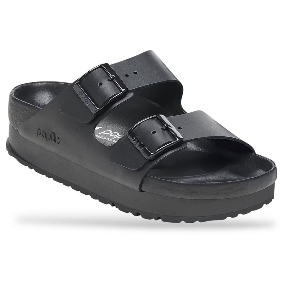 Arizona Platf Exquisite Black, Natural Leather - Calz. Stretta Birkenstock | 1026918X