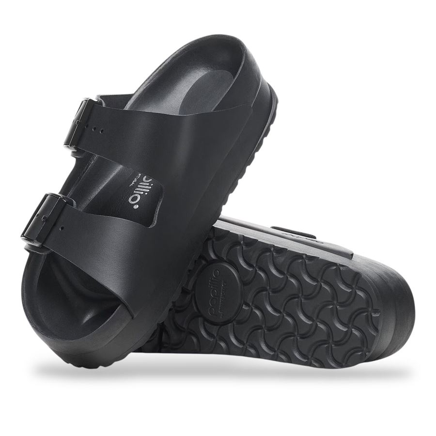 Arizona Platf Exquisite Black, Natural Leather - Calz. Stretta Birkenstock | 1026918X