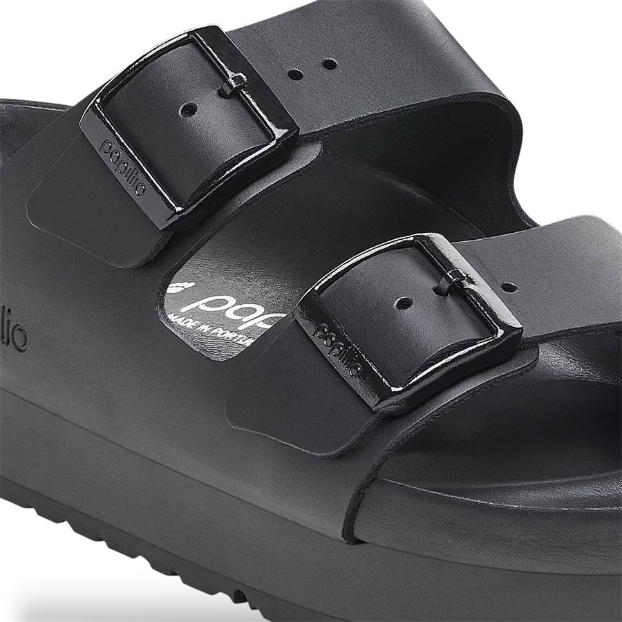 Arizona Platf Exquisite Black, Natural Leather - Calz. Stretta Birkenstock | 1026918X