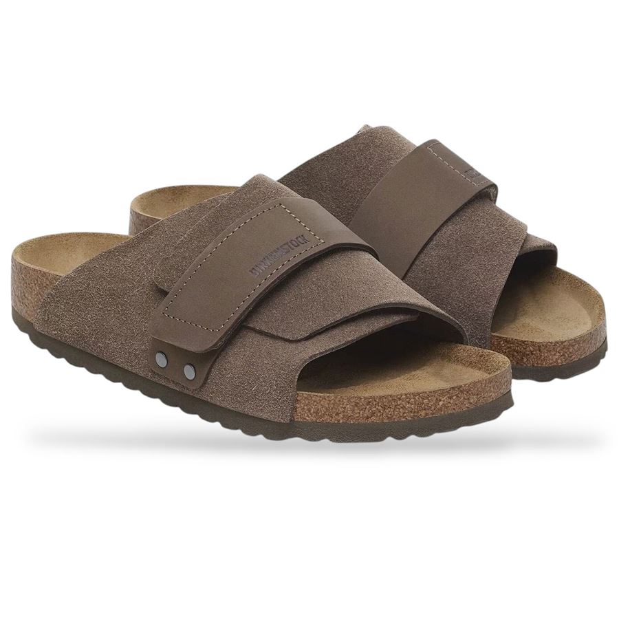 Kyoto Concrete Gray, Suede Leather/nubuck - Calz. Stretta unisex uomo donna Birkenstock | 1029138X