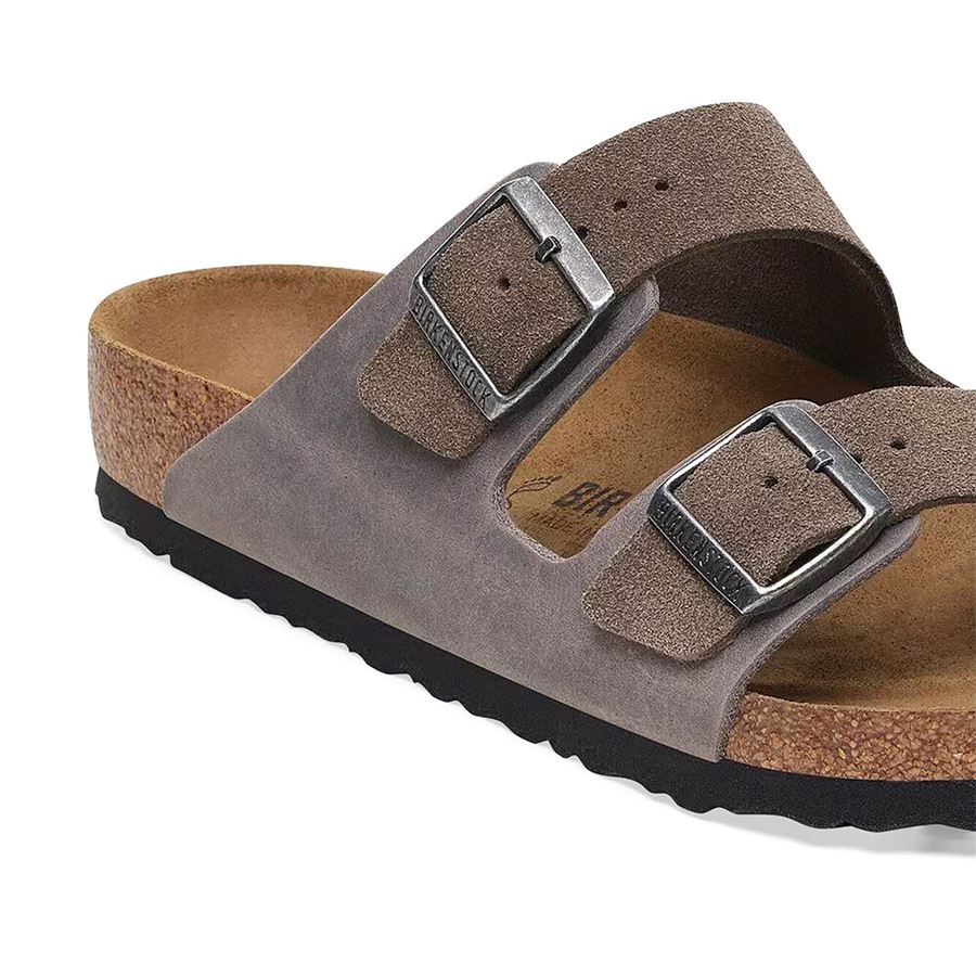 Arizona concrete gray, Suede Leather/Oiled - Calz. Stretta da uomo Birkenstock | 1029167X