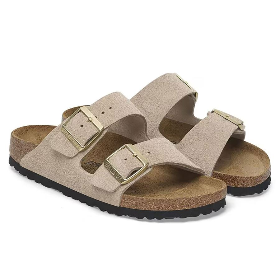 Arizona Suede Leather - Calzata Stretta ciabatta da donna Birkenstock | 1029260X