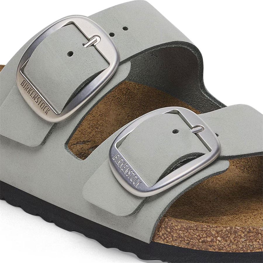 Arizona Big Buckle pure sage, Nubuck Leather Calzata stretta Birkenstock | 1029311X