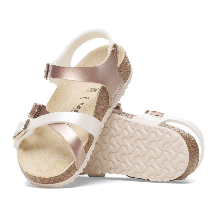 Kumba Kids electric metallic pearl/copper, Birko - Calz. Stretta sandalo da bambina Birkenstock | 1029444XX