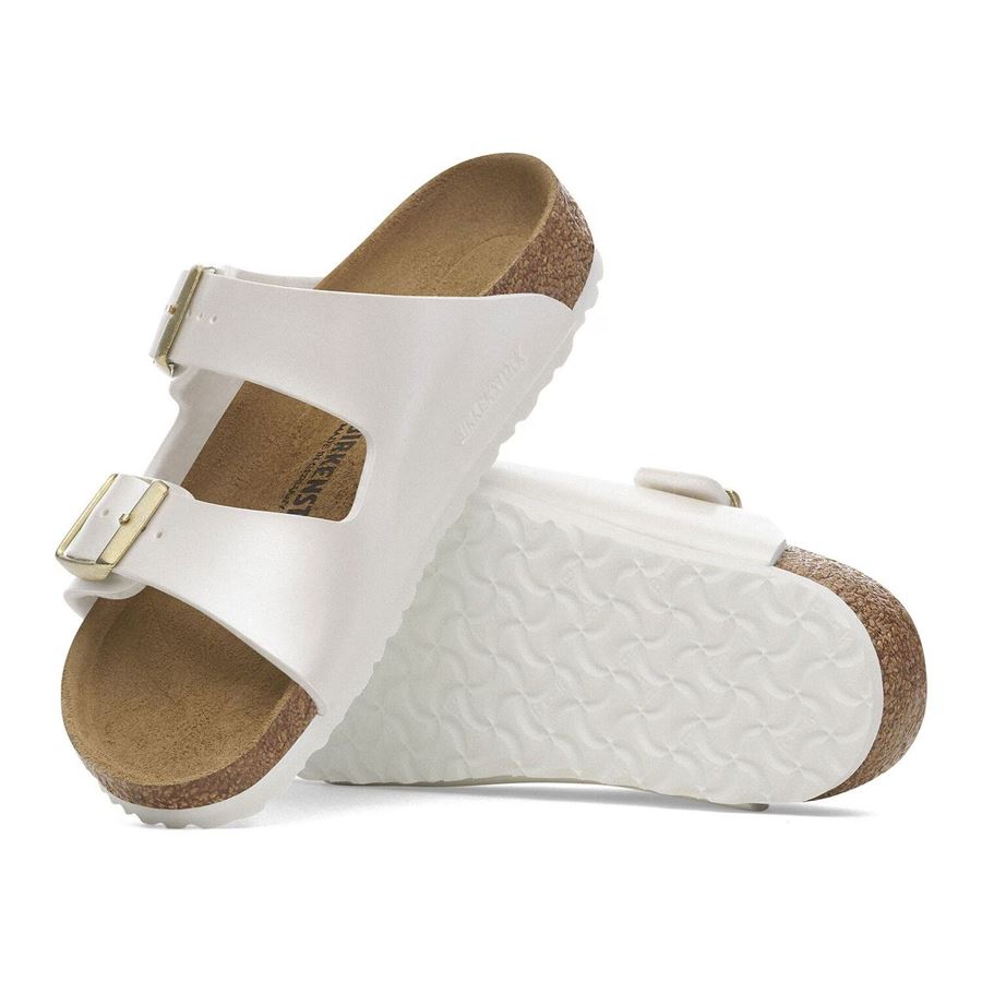 Arizona Kids electric metallic pearl, Birko Flor - Calz. Stretta ciabatta da bambina Birkenstock | 1029456X