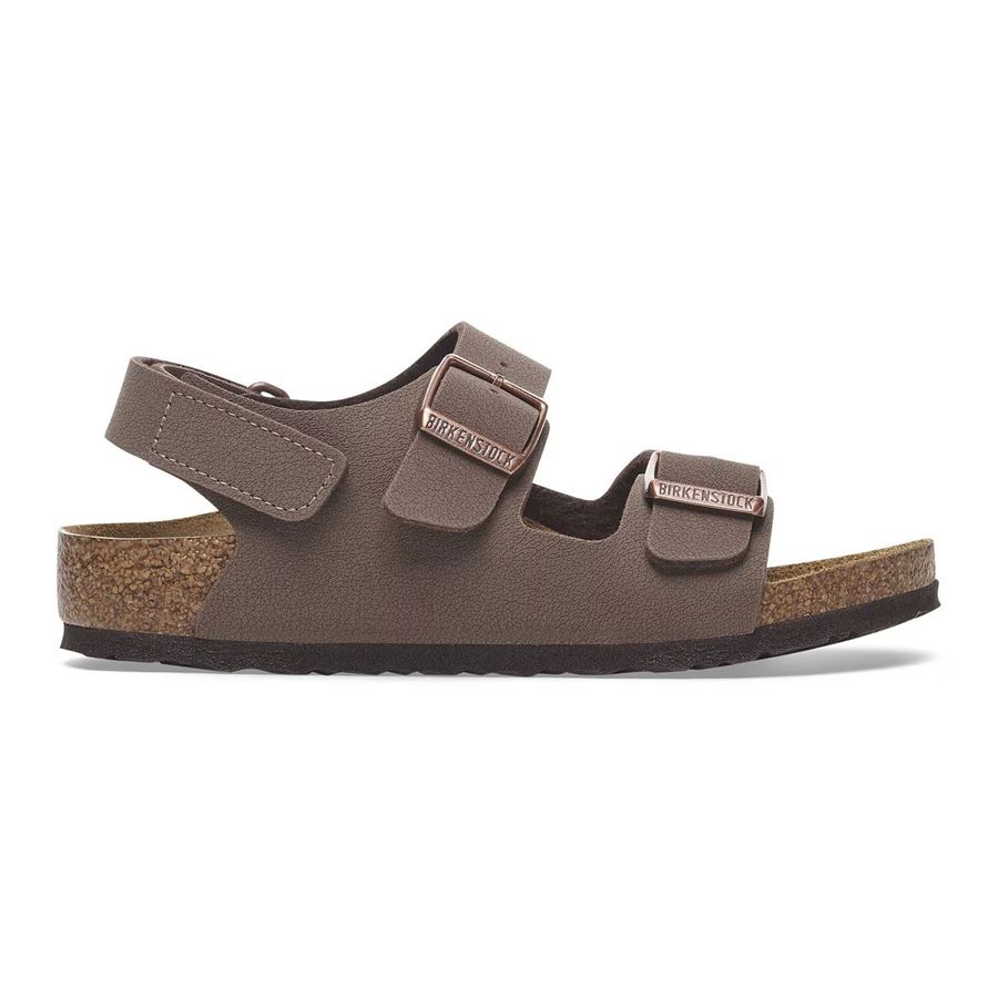 Milano Hl Kids Mocca, Birkibuc - Calz. Stretta da bambina Birkenstock | 1029474X