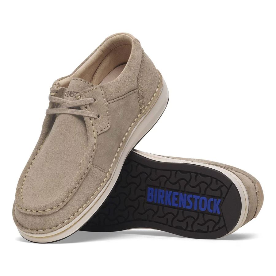 Pasadena N taupe, Suede Leather sneakers da uomo Birkenstock | 1029671X