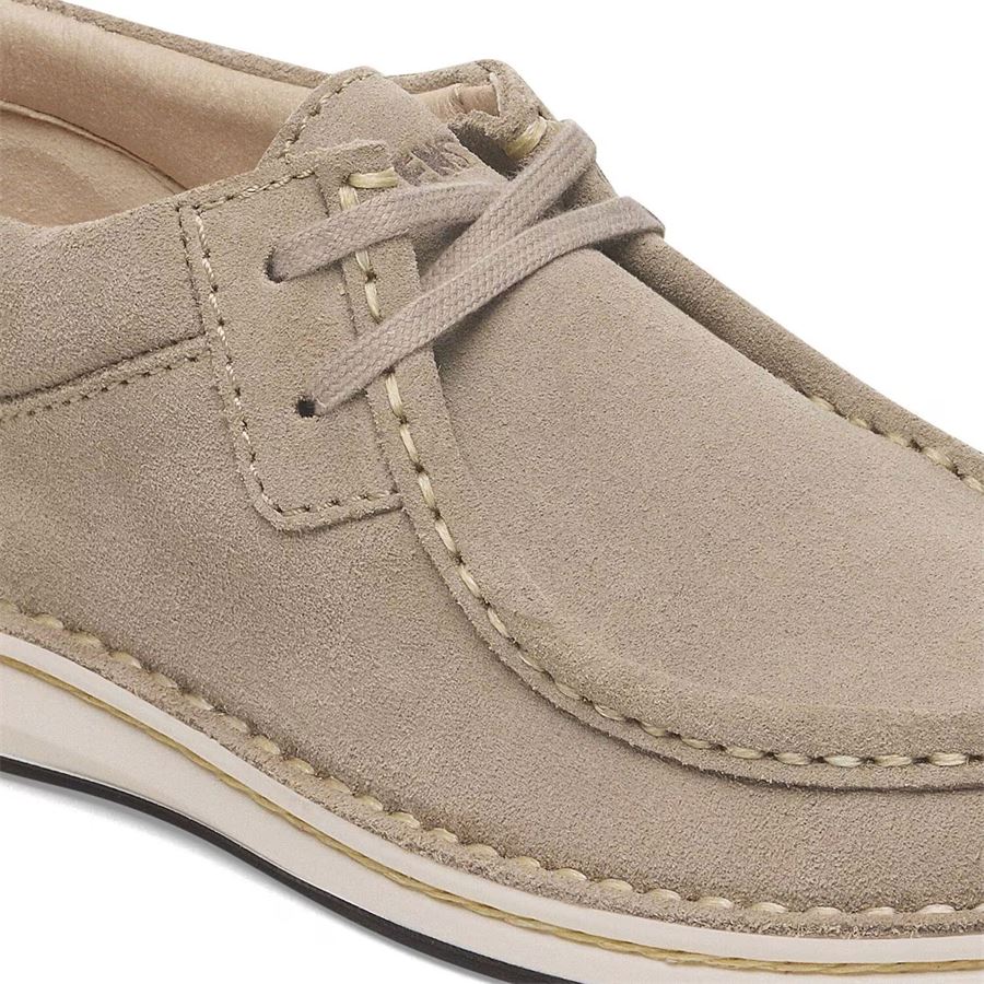 Pasadena N taupe, Suede Leather sneakers da uomo Birkenstock | 1029671X