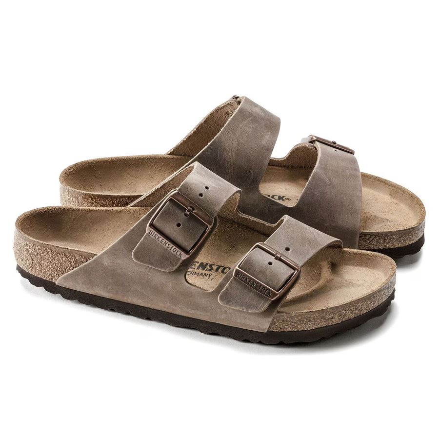 Arizona Oiled Leather - Calz. Stretta ciabatta unisex uomo donna Birkenstock | 352203X