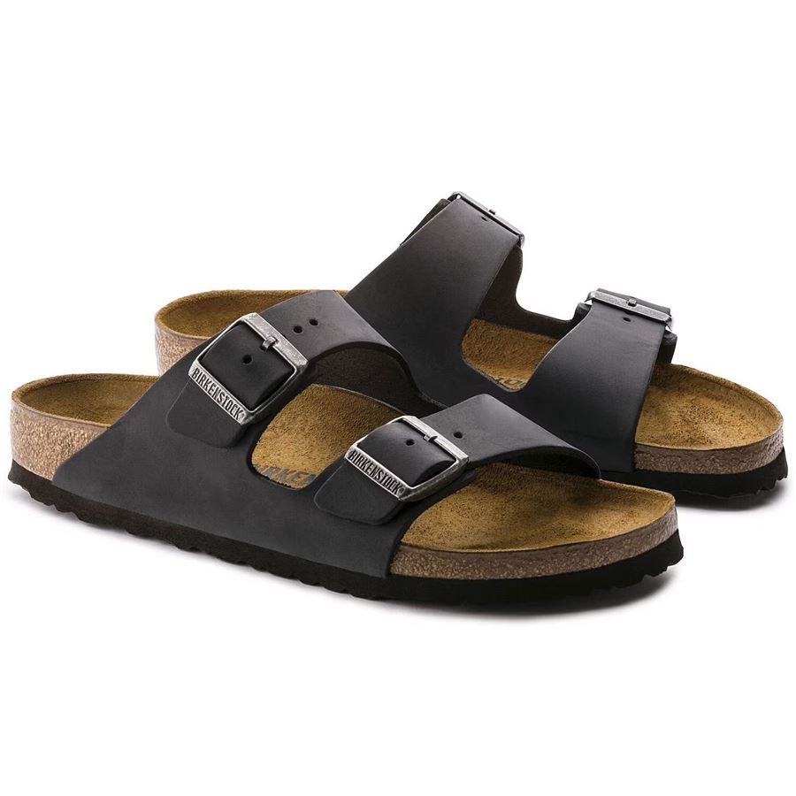 Arizona Oiled Leather - Calz. Stretta ciabatta unisex uomo donna Birkenstock | 552113X