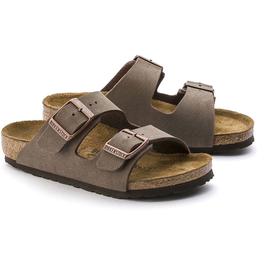 Arizona Kids Mocha, Birkibuc - Calz. Stretta ciabatta da bambini Birkenstock | 552893X