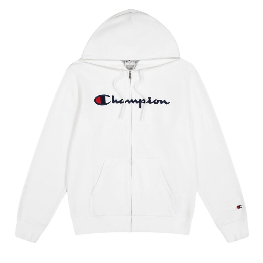 Felpa con zip intera e cappuccio da uomo Champion | 220728WW001
