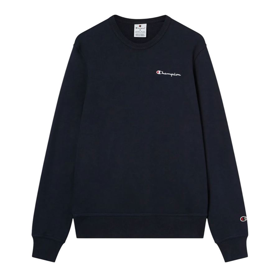 Felpa uomo con logo piccolo ricamato Champion | 220730BS501