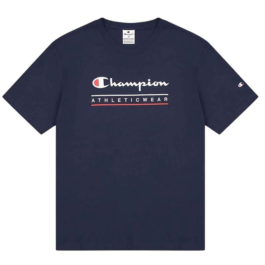 T-shirt manica corta da uomo con logo Champion | 220772BS501