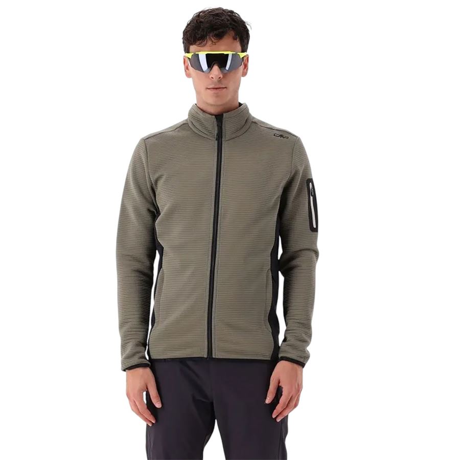 Giubbino in pile Unlimitech full zip da uomo Cmp | 33E6557E663