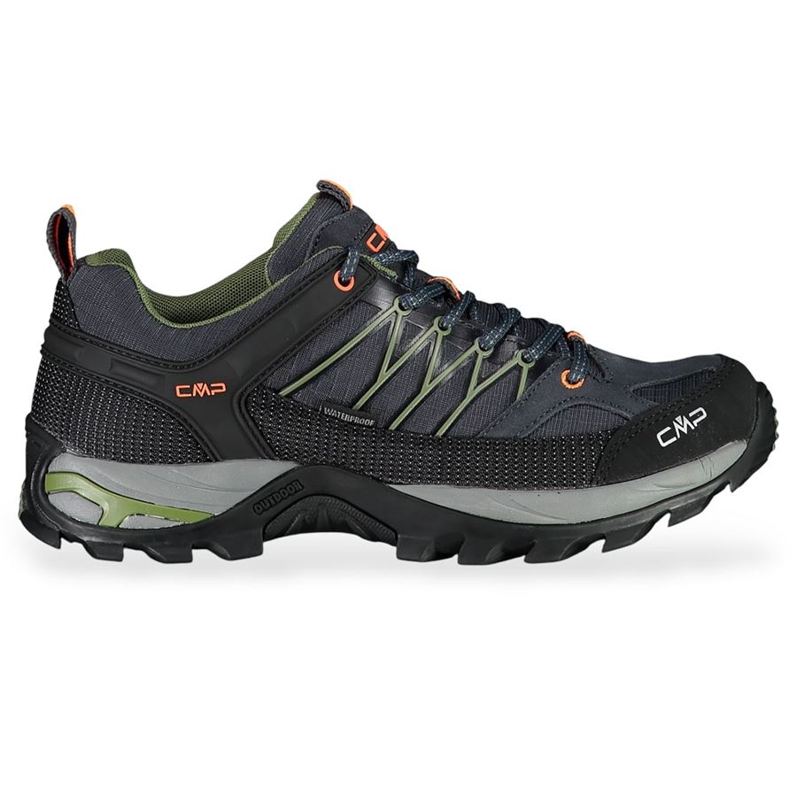 Rigel Low waterproof scarpa da trekking uomo con tomaia in Ripstop Cmp | 3Q54457UG51UG